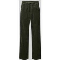Carhartt Work In Progress Cordhose mit elastischem Bund Modell 'FLOYDE' in Dunkelgruen, Größe L von Carhartt Work In Progress