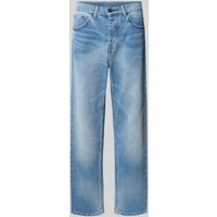 Carhartt Work In Progress Straight Fit Jeans mit Kontrastnähten in Jeansblau, Größe 30 von Carhartt Work In Progress