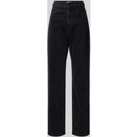 Carhartt Work In Progress Straight Leg Jeans aus reiner Baumwolle Modell 'Noxon' in Black, Größe 30 von Carhartt Work In Progress