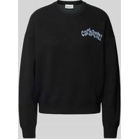 Carhartt Work In Progress Strickpullover mit Label-Print Modell 'AMOUR' in Black, Größe XS von Carhartt Work In Progress