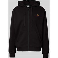 Carhartt Work In Progress Sweatjacke mit Logo-Stitching in Black, Größe M von Carhartt Work In Progress