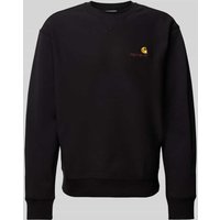 Carhartt Work In Progress Sweatshirt mit Label-Stitching in Black, Größe XXL von Carhartt Work In Progress