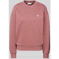 Carhartt Work In Progress Sweatshirt mit Logo-Stitching Modell 'CASEY' in Rosa, Größe L Carhartt Work In Progress Sweatshirt mit Logo-Stitching Modell 'CASEY' in Rosa, Größe L von Carhartt Work In Progress