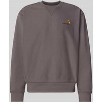 Carhartt Work In Progress Sweatshirt mit Rundhalsausschnitt in Dunkelgrau, Größe S von Carhartt Work In Progress