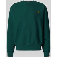 Carhartt Work In Progress Sweatshirt mit Rundhalsausschnitt in Dunkelgruen, Größe XXL von Carhartt Work In Progress