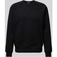 Carhartt Work In Progress Sweatshirt mit gerippten Abschlüssen in Black, Größe XXL von Carhartt Work In Progress