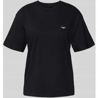 Carhartt Work In Progress T-Shirt mit Label-Badge Modell 'Heart II Hartt' in Black, Größe S von Carhartt Work In Progress