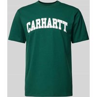 Carhartt Work In Progress T-Shirt mit Label-Print in Dunkelgruen, Größe M von Carhartt Work In Progress