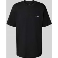 Carhartt Work In Progress T-Shirt mit Label-Stitching in Black, Größe XXL von Carhartt Work In Progress