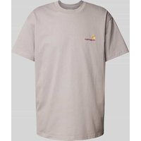 Carhartt Work In Progress T-Shirt mit Label-Stitching in Graphit, Größe XXL von Carhartt Work In Progress