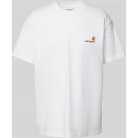 Carhartt Work In Progress T-Shirt mit Label-Stitching in Weiss, Größe M von Carhartt Work In Progress