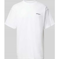 Carhartt Work In Progress T-Shirt mit Label-Stitching in Weiss, Größe XXL von Carhartt Work In Progress