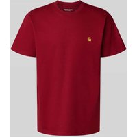 Carhartt Work In Progress T-Shirt mit Label-Stitching und Rundhalsausschnitt in Bordeaux, Größe XXL Carhartt Work In Progress T-Shirt mit Label-Stitching und Rundhalsausschnitt in Bordeaux, Größe XXL von Carhartt Work In Progress
