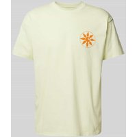 Carhartt Work In Progress T-Shirt mit Logo-Print Modell 'SENSES' in Hellgelb, Größe XL von Carhartt Work In Progress