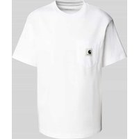 Carhartt Work In Progress T-Shirt mit Rundhalsausschnitt und Brusttasche in Weiss, Größe XS von Carhartt Work In Progress