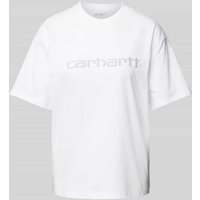 Carhartt Work In Progress T-Shirt mit Strasssteinbesatz Modell 'Rivet' in Weiss, Größe L von Carhartt Work In Progress