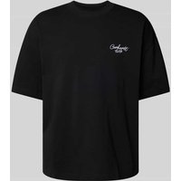 Carhartt Work In Progress T-Shirt mit geripptem Rundhalsausschnitt in Black, Größe XXL von Carhartt Work In Progress