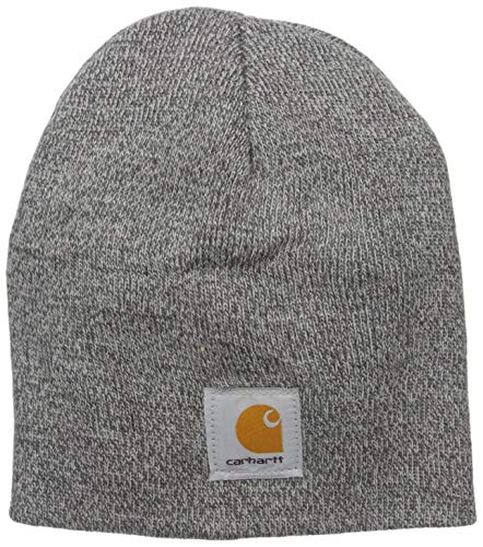 Carhartt Herren Strickmütze Beanie Hat, Grau meliert/Kohle meliert, Einheitsgröße von Carhartt