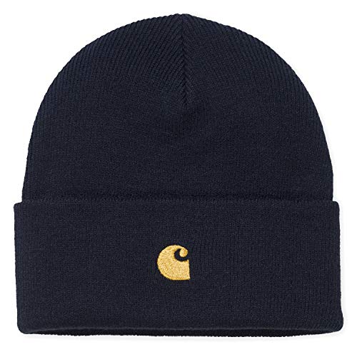 Carhartt Workwear Chase Beanie Acrylic Wintermütze Dark Navy/Gold von Carhartt