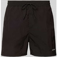 Carhartt Work In Progress Shorts mit elastischem Bund Modell 'FLINT' in Black, Größe XS von Carhartt Work In Progress