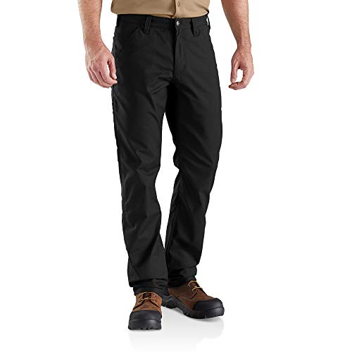 Carhartt, Herren, Rugged Professional-Serie Rugged Flex Lockere Canvas-Arbeitshose, Schwarz, W32/L30 von Carhartt