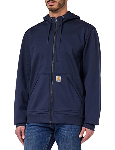 Carhartt Herren Wind Fighter® mittelschweres Full-Zip Sweatshirt, Marineblau, M von Carhartt