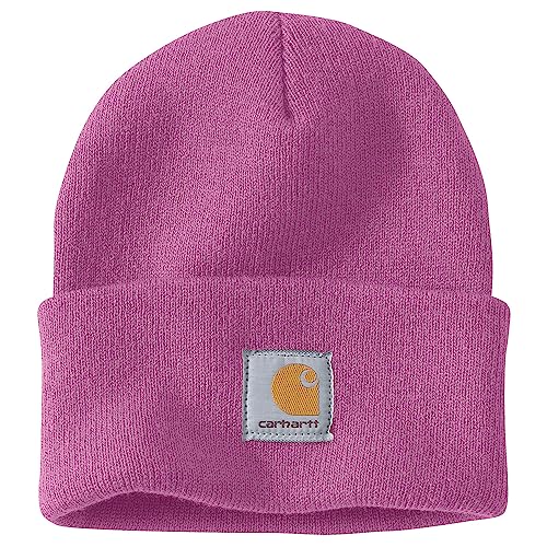 Carhartt A18 Beanie Wintermütze Logo, Farbe:pink von Carhartt