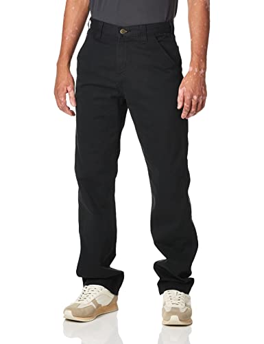 Carhartt Arbeitshose für Herren aus Twill, legere Passform, W38/L30, Schwarz, 1 von Carhartt