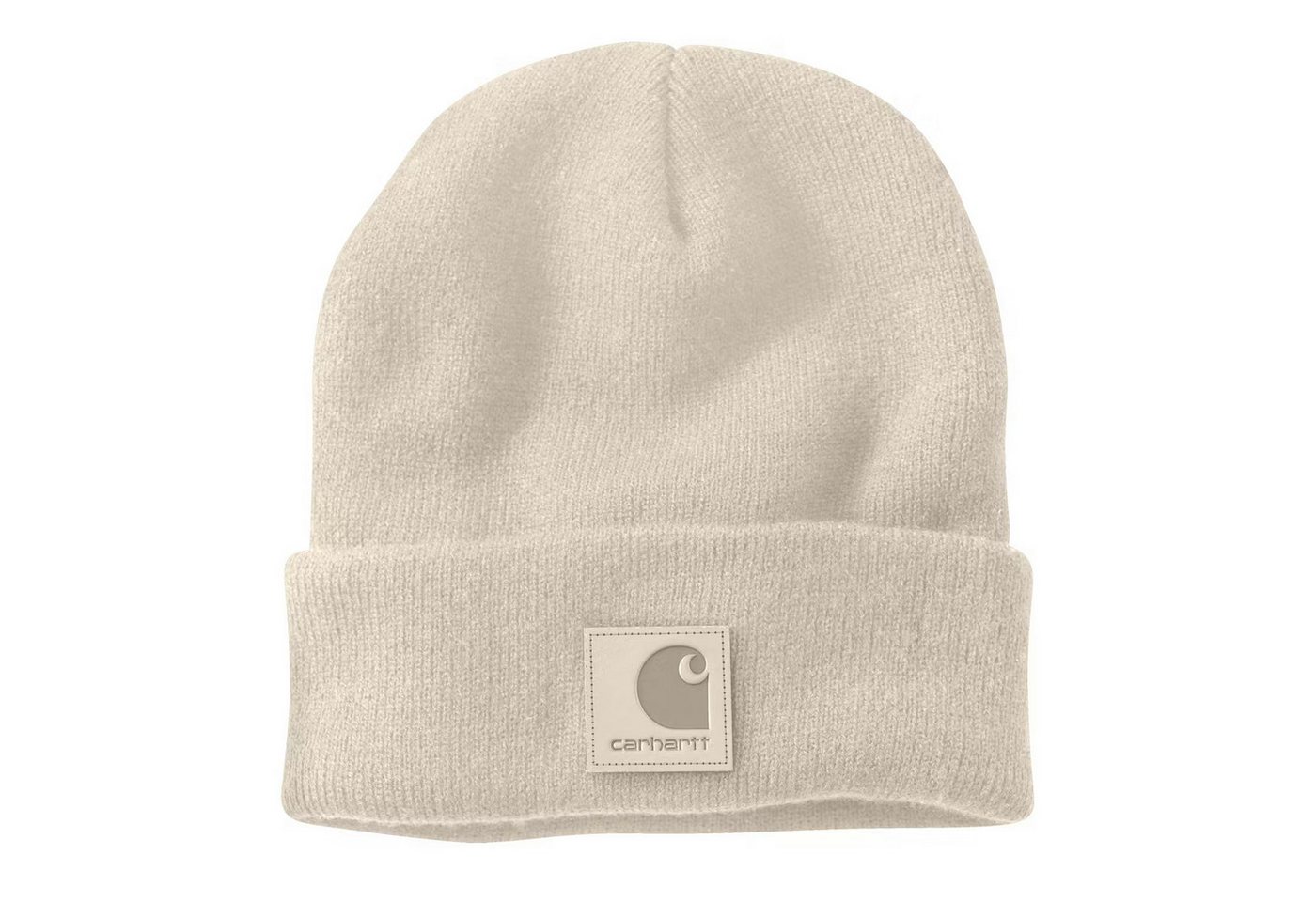 Carhartt Beanie 101070 einfarbige warme Label Strickmütze von Carhartt