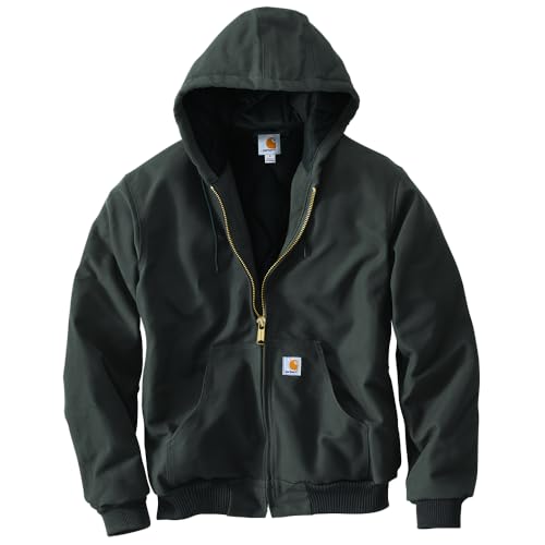 Carhartt Big & Tall J140 Herren-Jacke, lockere Passform, feste Ente, isoliert, Flanellfutter, Active Jac, Kies, L von Carhartt