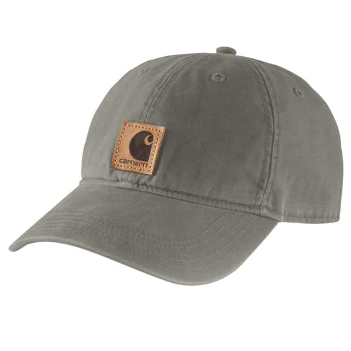 Carhartt Herren Canvas Cap Baseballkappe, Dusty Olive, Einheitsgröße von Carhartt