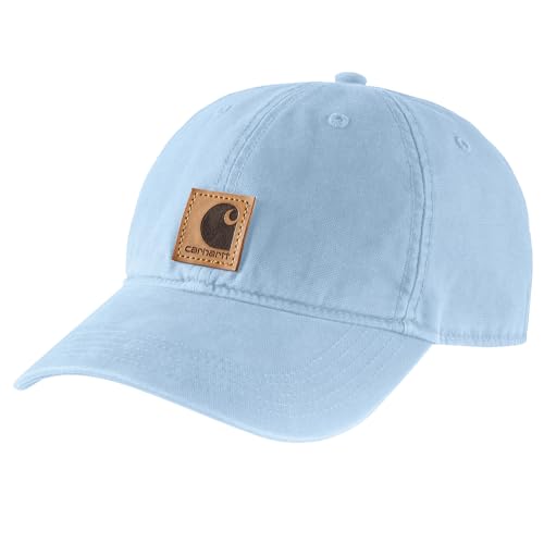 Carhartt Herren Canvas Cap Baseballkappe, Nebelblau, Einheitsgröße von Carhartt