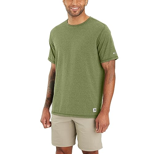 Carhartt Carhartt Lwd Kurzarm-T-Shirt mit lockerer Passform Herren, Grün, S von Carhartt