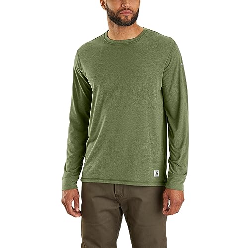 Carhartt Carhartt Lwd Langarm-T-Shirt mit lockerer Passform Herren Grün L von Carhartt