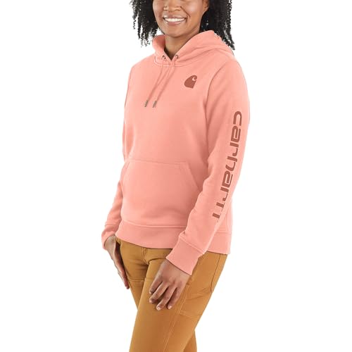 Carhartt Clarksburg Damen-Sweatshirt mit grafischen Ärmeln (Normale und Übergrößen), Sun Bloom, XS von Carhartt