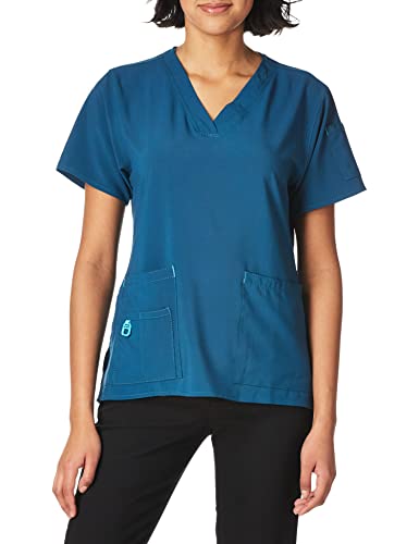 Carhartt Cross-Flex Damen Media Scrub Top - Blau - Groß von Carhartt