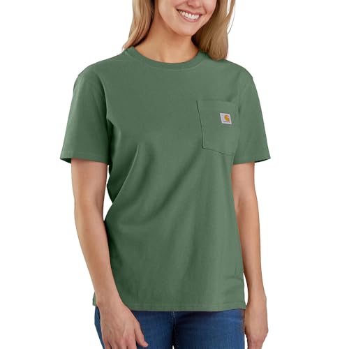 Carhartt Damen 103067 WK87 Workwear Pocket Kurzarm T-Shirt, Frosted Balsam, Klein Carhartt Damen 103067 WK87 Workwear Pocket Kurzarm T-Shirt, Frosted Balsam, Klein von Carhartt