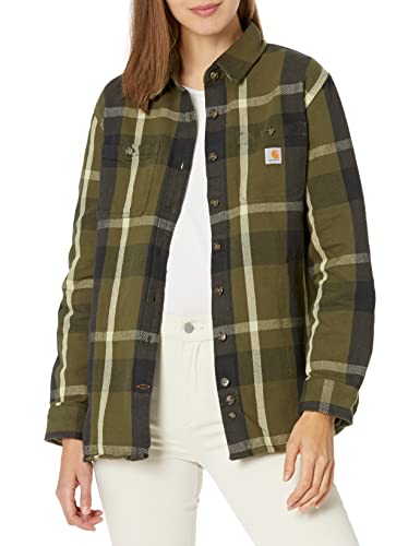 Carhartt Damen 105036 Rugged Flex Loose Fit Heavyweight Twil, Basil, Klein von Carhartt