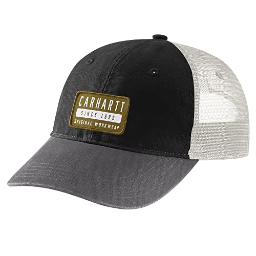 Carhartt Damen 105248 Damen Canvas Mesh Back Workwear Patch Cap, schwarz, Einheitsgröße von Carhartt