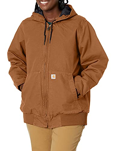 Carhartt Damen Loose Fit, isolierte Duck Active jacke , Carhartt® Braun, XL von Carhartt