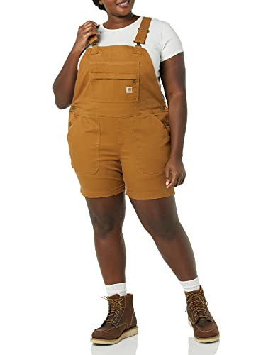 Carhartt Damen Arbeits-Rugged Flex Canvas Shortall| Carhartt Brown | Gr. S von Carhartt