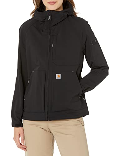 Carhartt Women's Super Dux™ Relaxed Fit Lightweight Hooded Jacket, BLACK, L von Carhartt