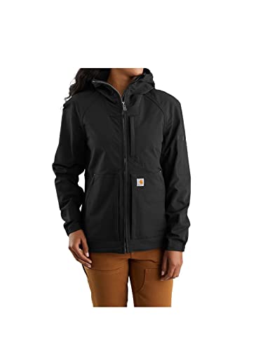 Carhartt Women's Super Dux™ Relaxed Fit Lightweight Hooded Jacket, BLACK, S von Carhartt
