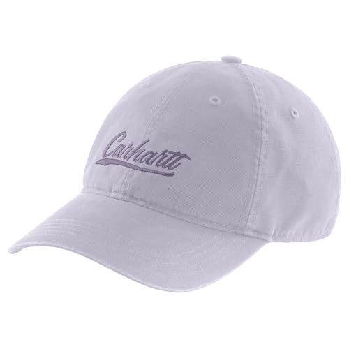 Carhartt Damen Canvas Script Graphic Cap, Lilac Haze, Einheitsgröße von Carhartt