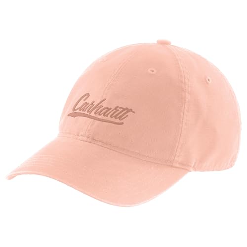 Carhartt Damen Canvas Script Graphic Cap, Tropischer Pfirsich, Einheitsgröße von Carhartt