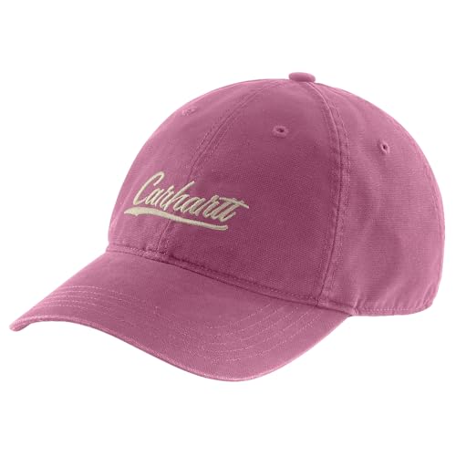 Carhartt Damen Canvas Script Graphic Cap, Woodrose, Einheitsgröße von Carhartt