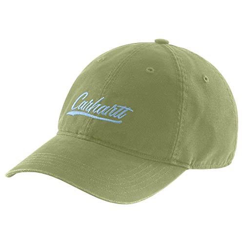 Carhartt Damen Canvas Script Graphic Cap, olivgrün, Einheitsgröße von Carhartt