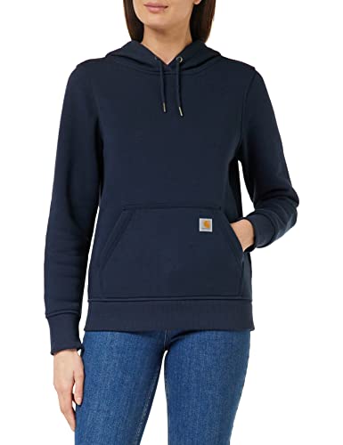 Carhartt Damen Relaxed Fit, mittelschweres Sweatshirt, Marineblau, XL von Carhartt