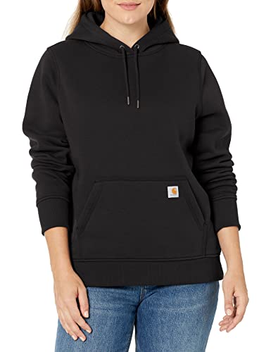 Carhartt Damen Relaxed Fit, mittelschweres Sweatshirt, Schwarz, L von Carhartt