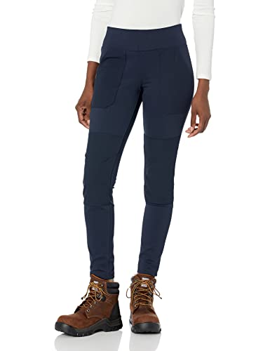 Carhartt Damen Force Lightweight (Regular and Plus Size) Leggings, Marineblau, Groß von Carhartt